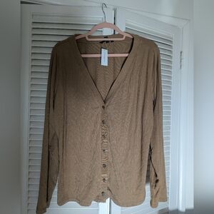 Banana Republic Brown Button-Down Women's Shirt